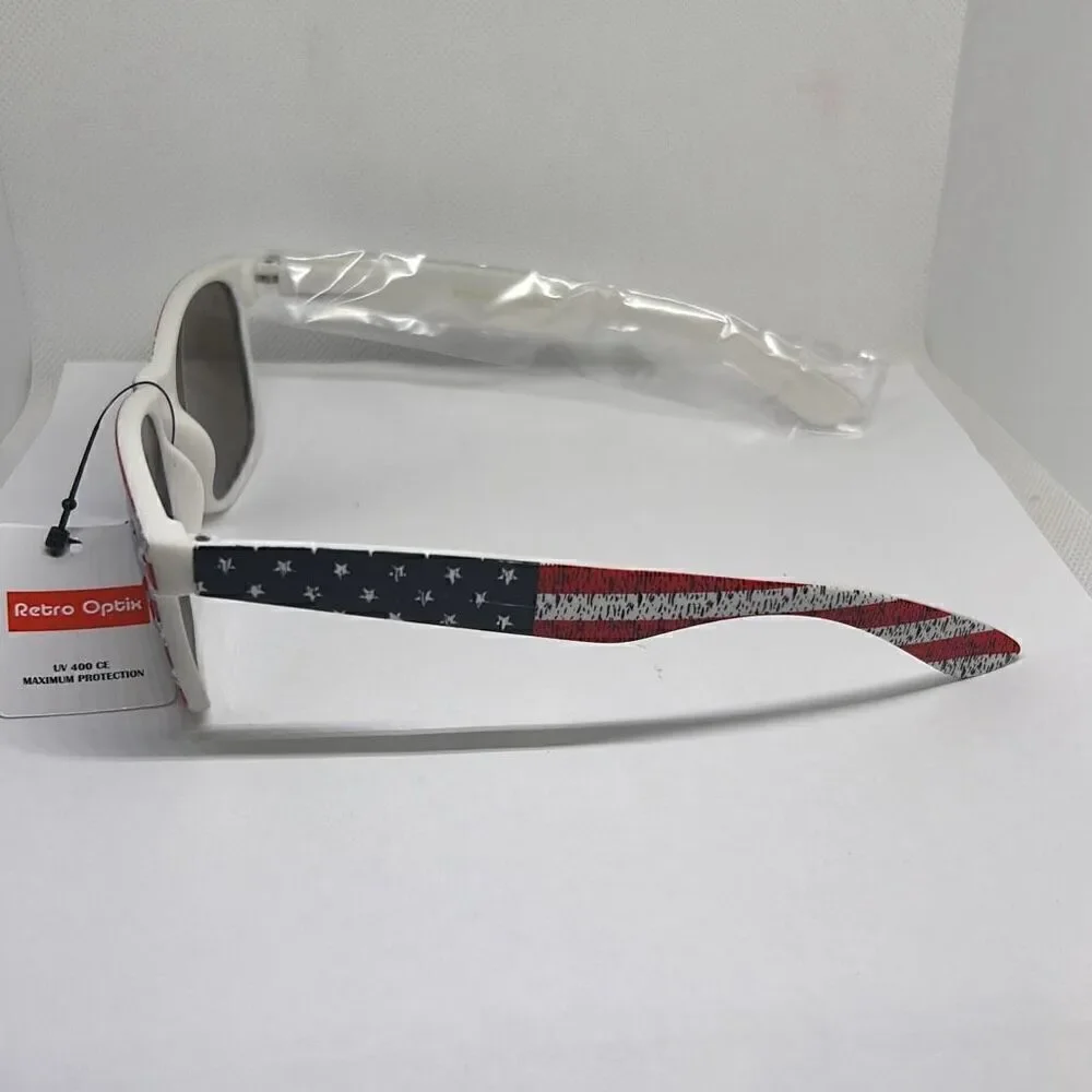 Patriotic retro unisex classic USA sunglasses